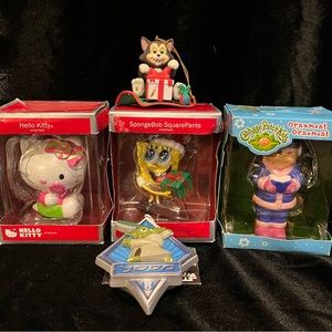 🎁Photo Xmas Gift Set:Family Tree Ornaments,Photo Keychains,Snow Globe,&Magnets